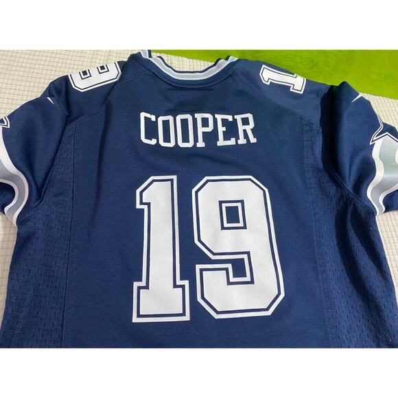 Nike Dallas Cowboys Amari Cooper #19 Jersey – Youth Large – Nike NFL Game Blue - Picture 8 of 10